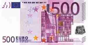 Billetes de euros falsos 5